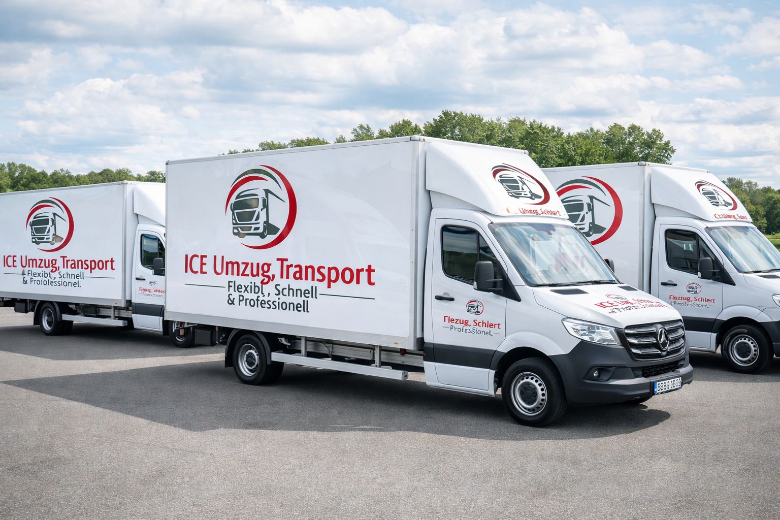 ICE Umzug Fahrzeug